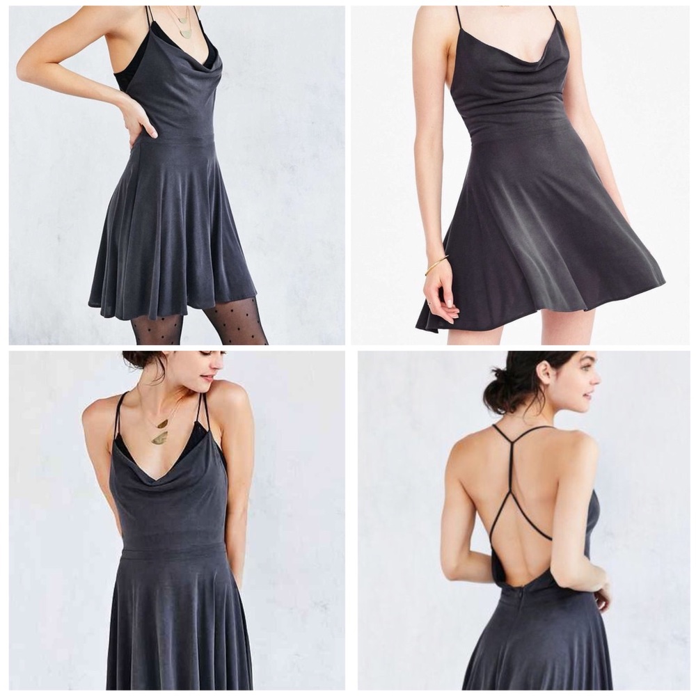 Silence + Noise Cowl Neck Amie Dress